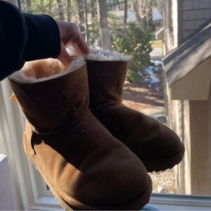 Brown Cozy Plush Ugg Boots